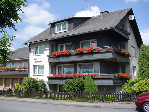 Haus Gottenborn mit FeWo Willingen - Außenansicht