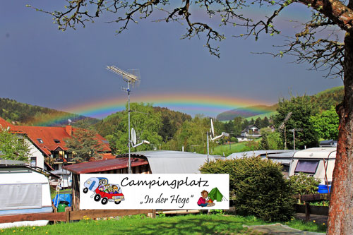 FeWo und Campingplatz In der Hege Diemelsee - Außenansicht
